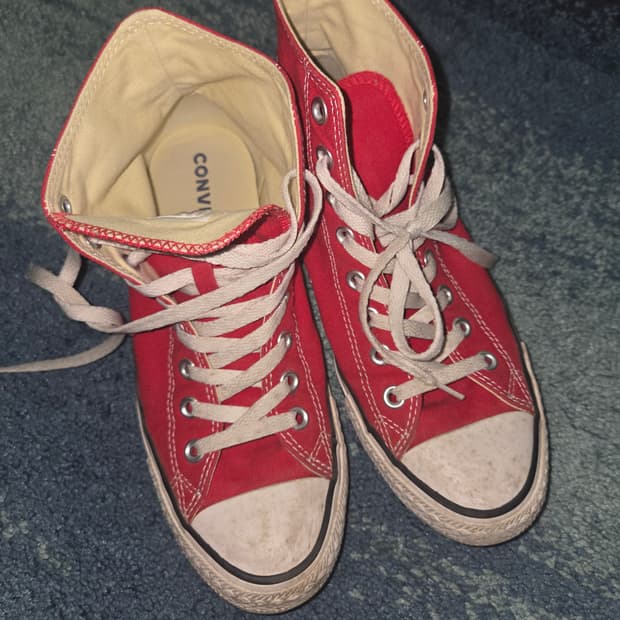 컨버스 올스타 하이 레드 260mm