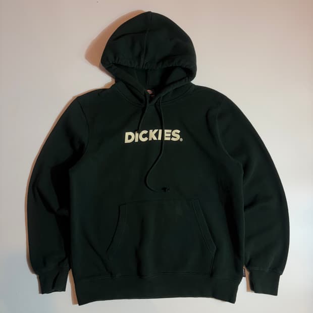 디키즈 그린 로고 후드티 