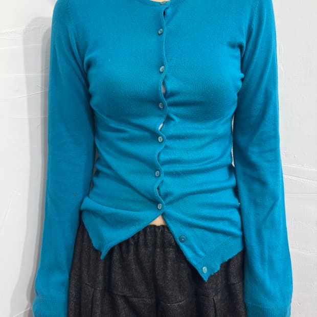 as know as blue cardigan