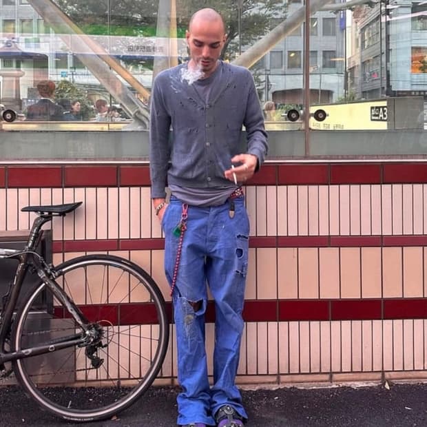 프렌치 워크팬츠 60s 70s