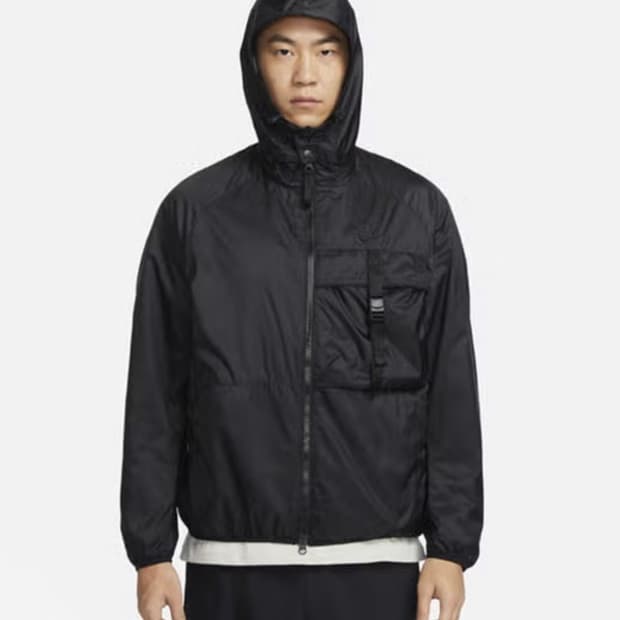 나이키 테크 우븐 패커블 바람막이 자켓 [블랙-L]