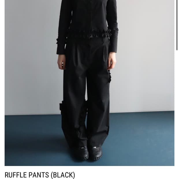 BAHAYOON 바하윤 ruffle pants