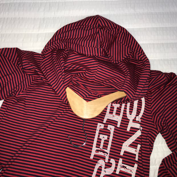 메인부스 Free Stains Hood T-shirt(red)