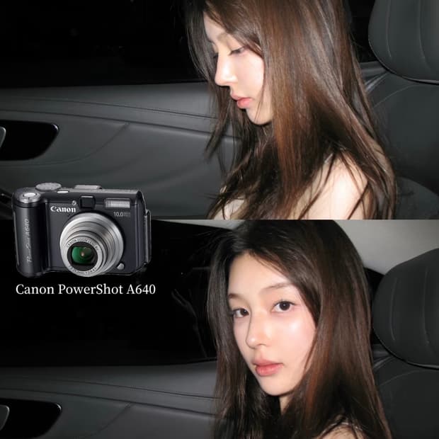 Canon Powershot A640 빈티지 디카 셀카 가능