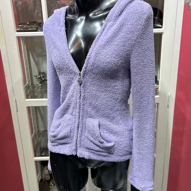 Rady hooded zip-up 레디 퍼플 플리스 후드집업