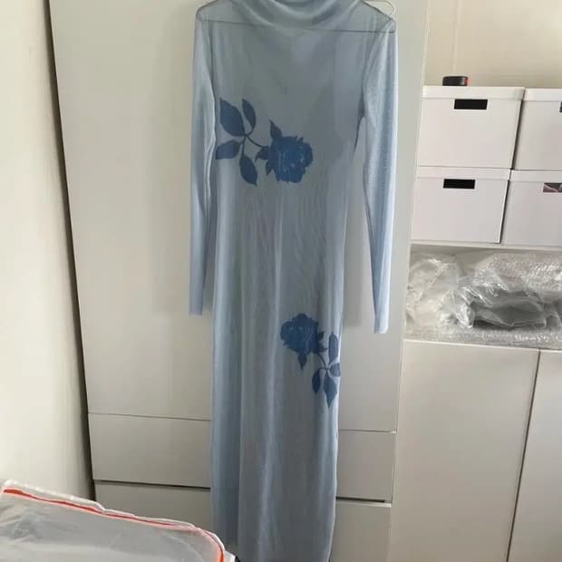 Zara 프린티드 툴레 드레스