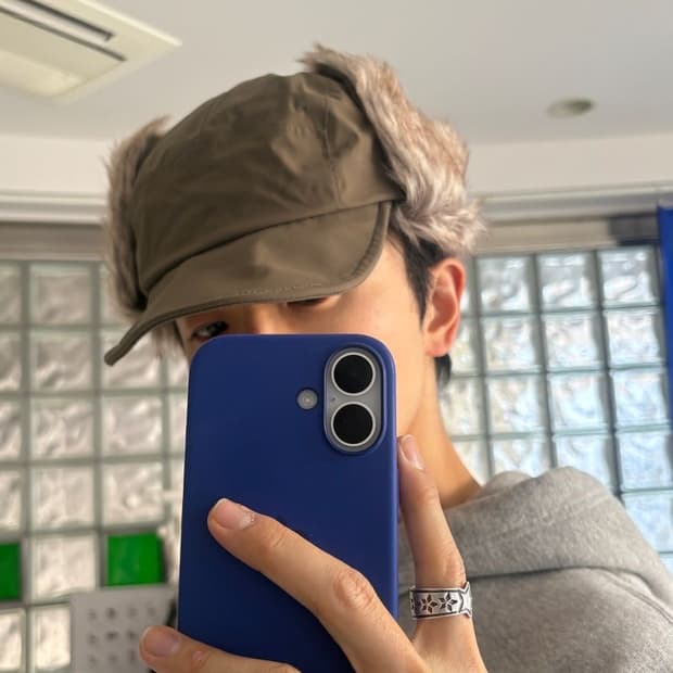 WATER PROOF PADDED FLAP CAP 방수 패딩 플랩 캡