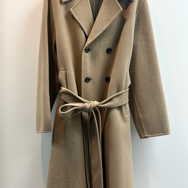 TIME 옴므 캐시미어 더블 로브 코트(민트급, 105)