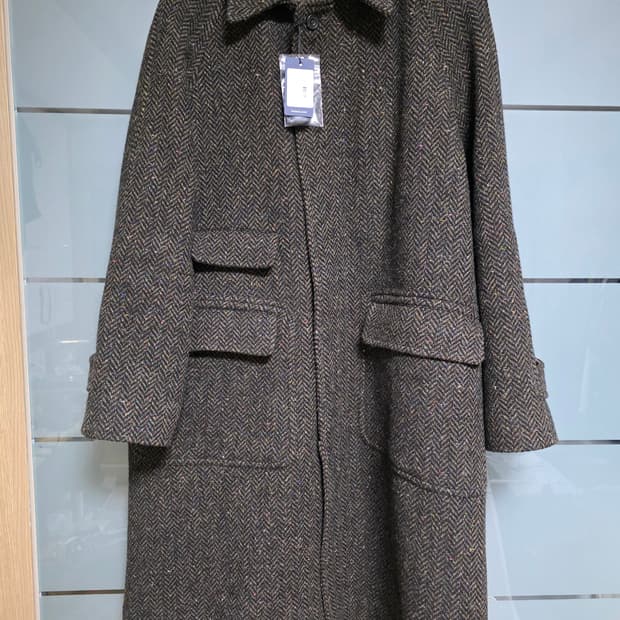 42size새제품 230만)25fw드레익스 브라운 헤링본 코트
