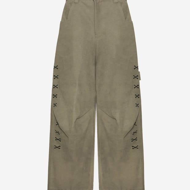 [3 size] 카미엔 x 아오이로 247 워크팬츠