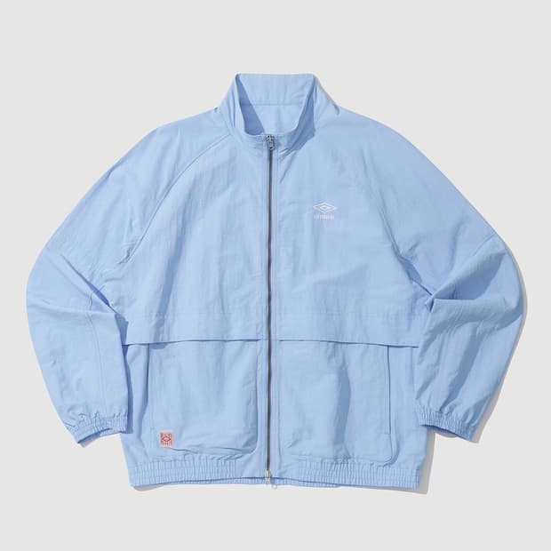 엄브로 자수로고 투웨이 블루종