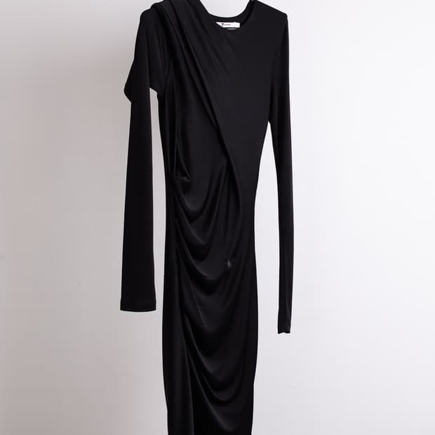 T BY ALEXANDER WANG DRAPE DRESS
