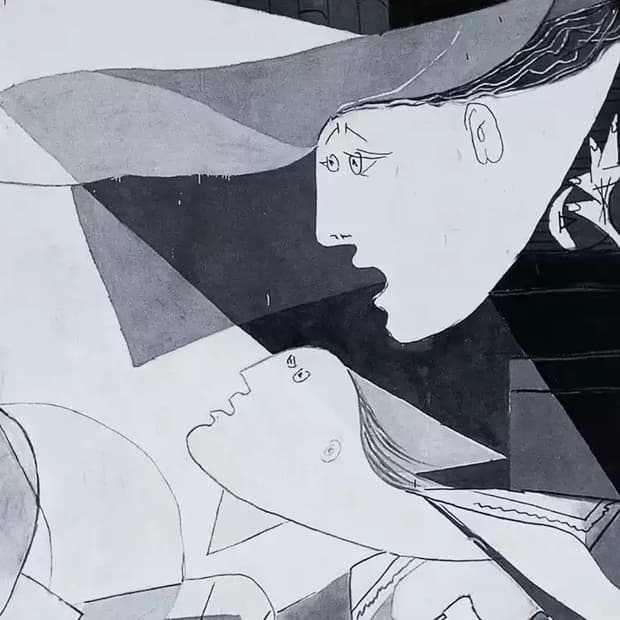 파블로 피카소 게르니카 공식 라이센스 정식 판화 작품 그림