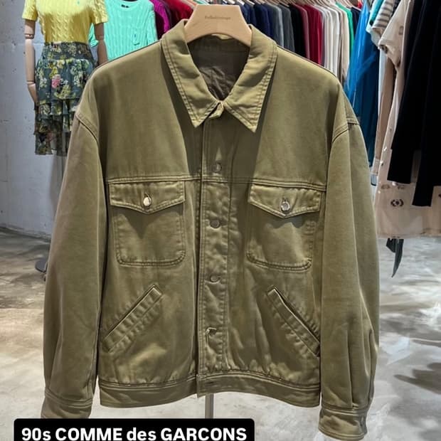 90s 꼼데가르송 옴므 데님자켓