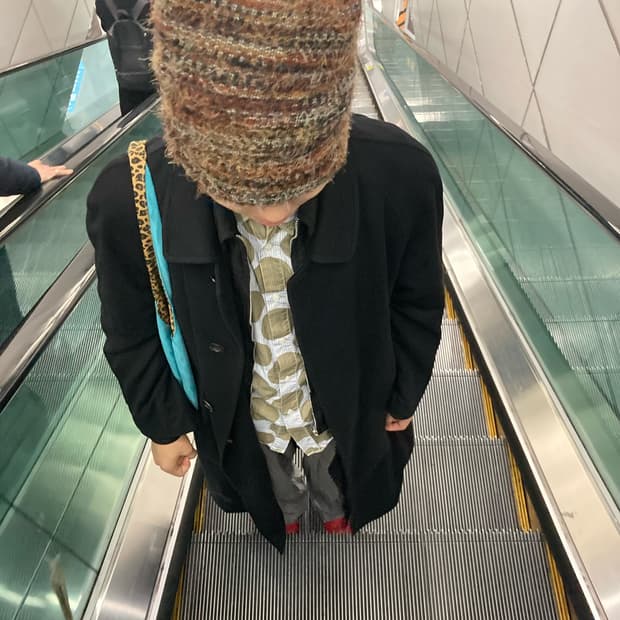 꼼데가르송 도트패턴 셔츠