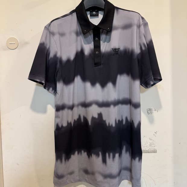 어뉴골프 남성 물결 DTP 티셔츠 