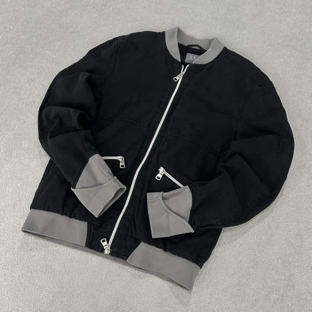 A|X 아르마니 익스체인지 블랙 봄버 자켓 s