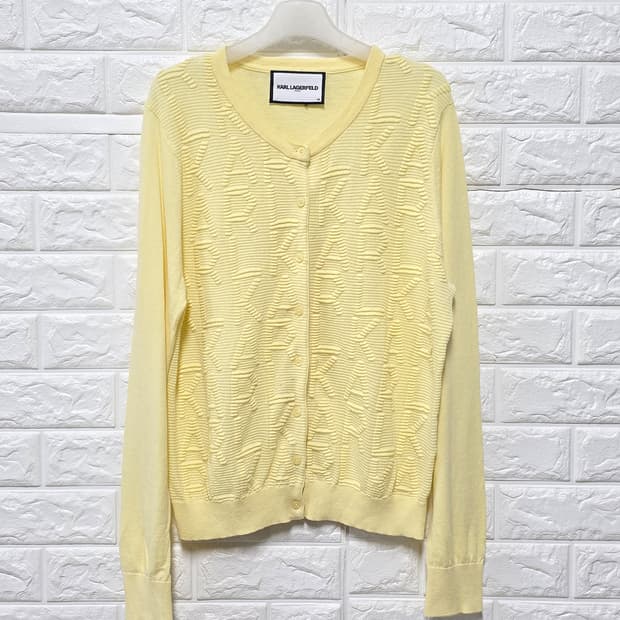 택포_ 칼라거펠트 캐시미어 가디건 