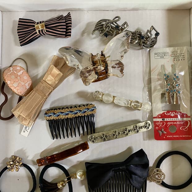 일본 프랑스 수입 빈티지 헤어핀등 일괄