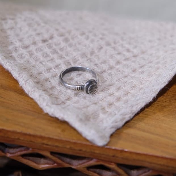Guidi 구이디 못 반지(nail ring) L