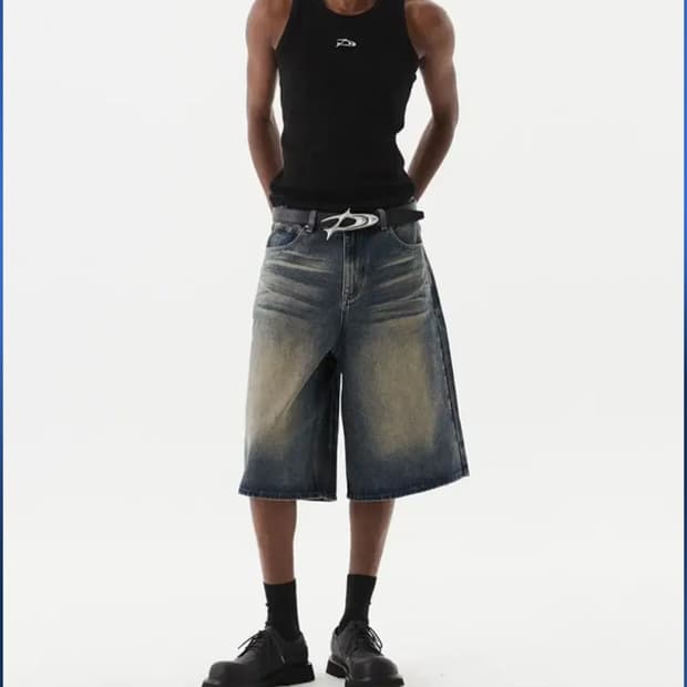 Dnsr 시그니쳐 버뮤다팬츠 XL