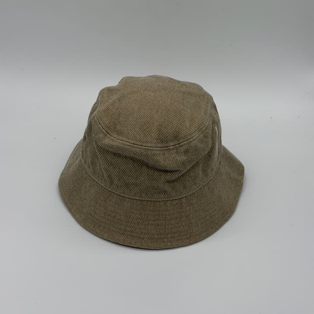 [M] 화이트샌드 베이지 코듀로이 버킷햇 모자