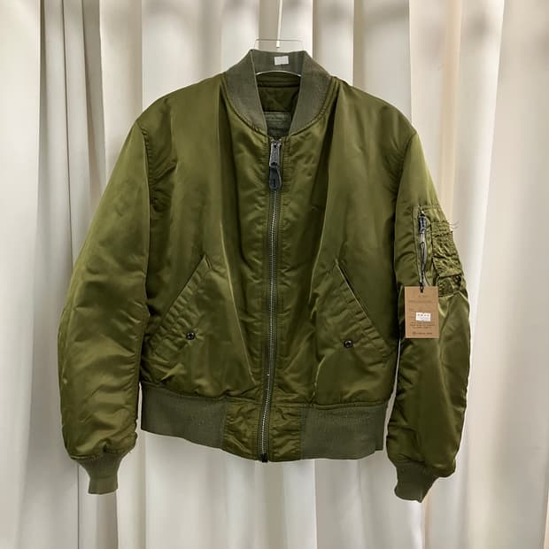 알파인더스트리 카키 MA-1 항공 점퍼 S