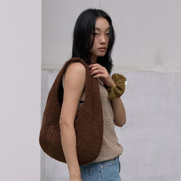 해브어웨일 미니 울 페블 백