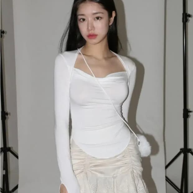드라이로즈 멜로우 탑 화이트