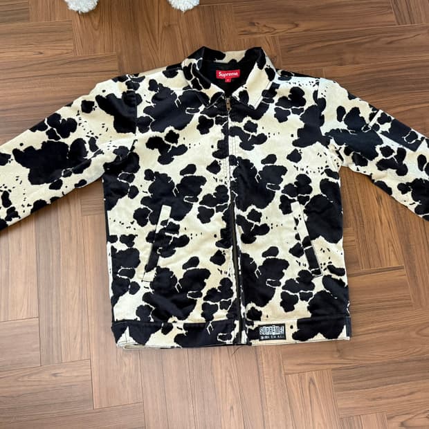 슈프림 카우 벨벳 자켓