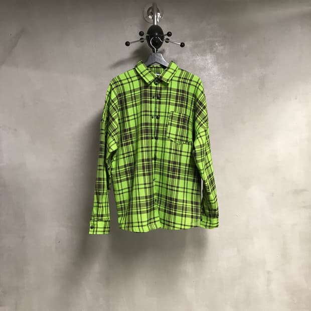 팜앤젤스 체크 셔츠 자켓 XL