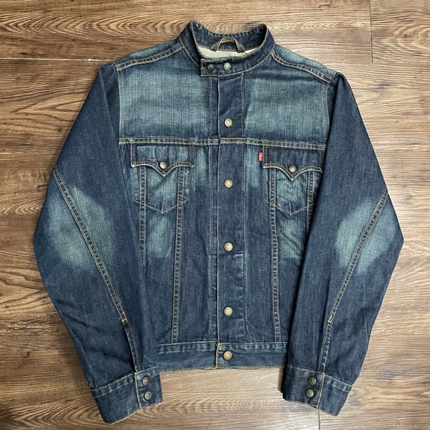 리바이스 00s 멕시코 이지 라이더 트러커 데님 자켓