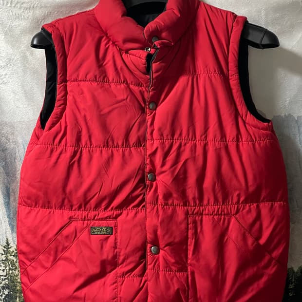 S~M 폴로 랄프로렌 리버시블 패딩 조끼 베스트