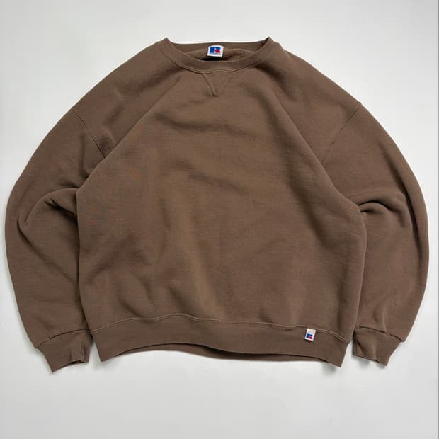 90s Russell Sweatshirt (mocha brown)