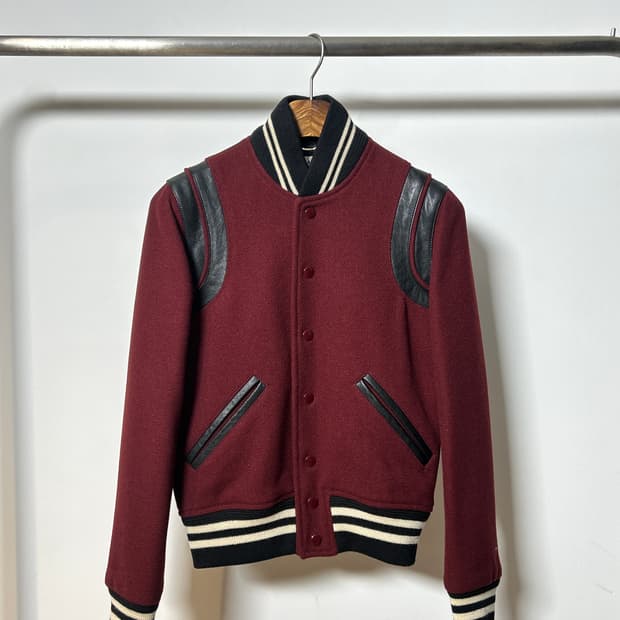 Saint Lauren 2014fw Teddy Wool Jacket