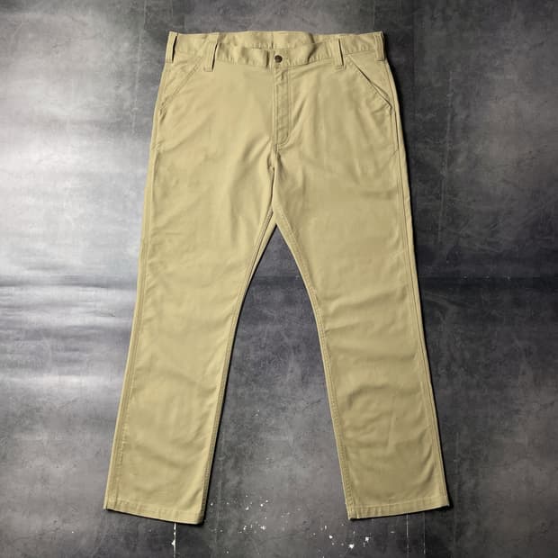CARHARTT 칼하트 베이지 유틸리티 워크 팬츠 A01066