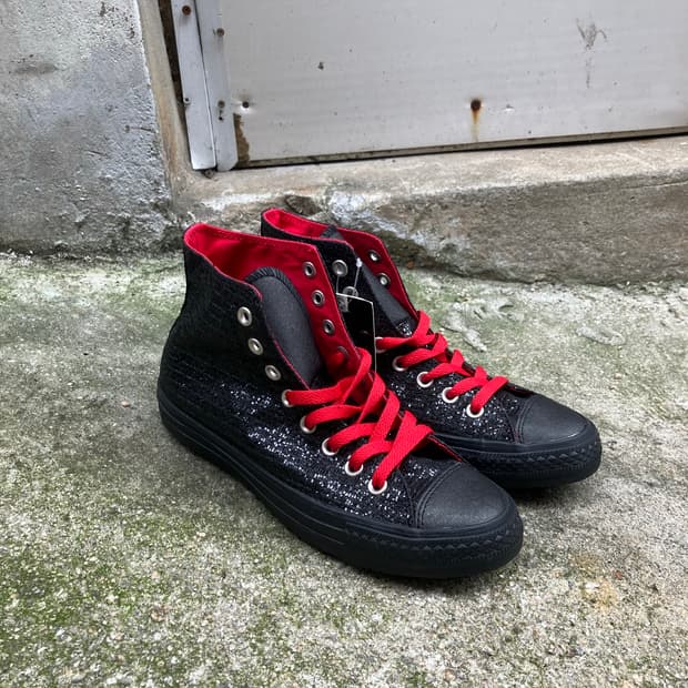 250) Converse 올스타 글리터 트위드 하이
