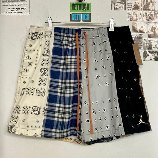 나이키 x 웨스트브룩 패치워크 쇼츠