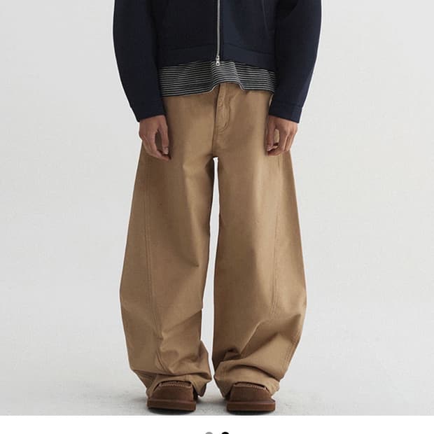 DNSR 커브드 치노팬츠 xl