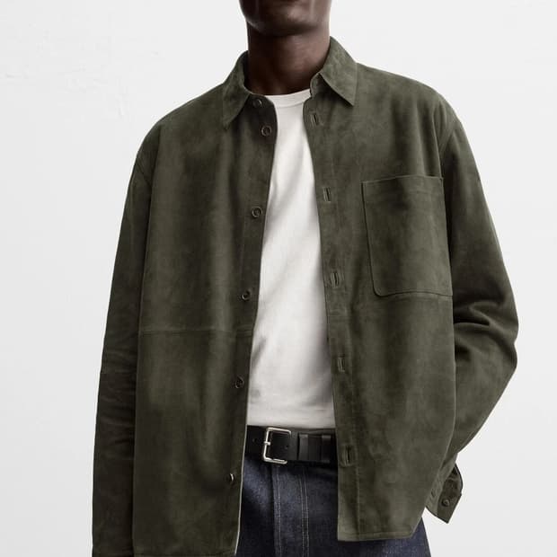 자라 스웨이드 오버셔츠 / XL