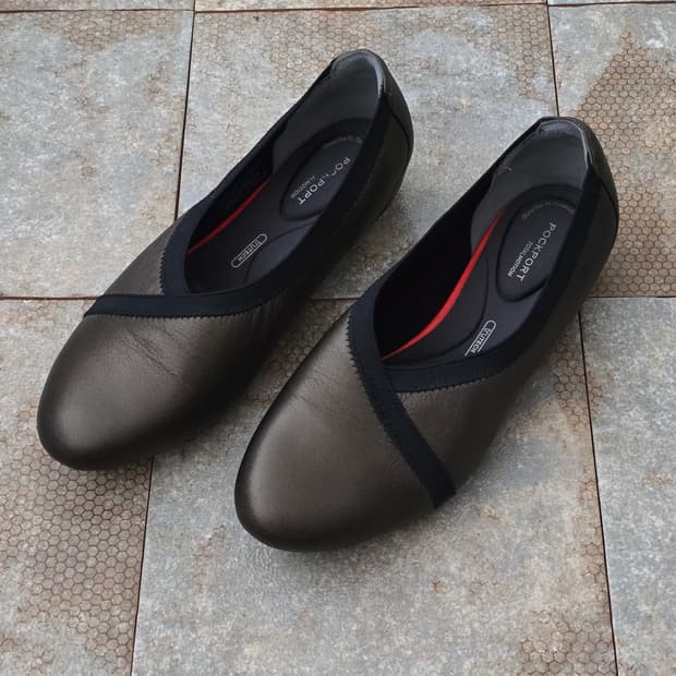 (230)락포트 토탈 모션 히든 웨지 플랫 슈즈