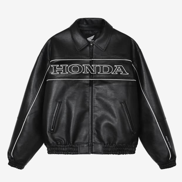 [L] 혼다 파이핑 레더 자켓