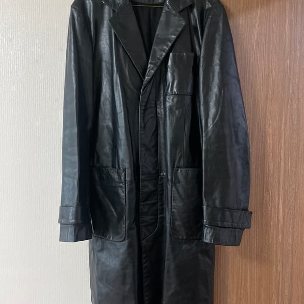 292513=STORM 웨스턴 무드 카우하이드 소가죽 레더 카코트