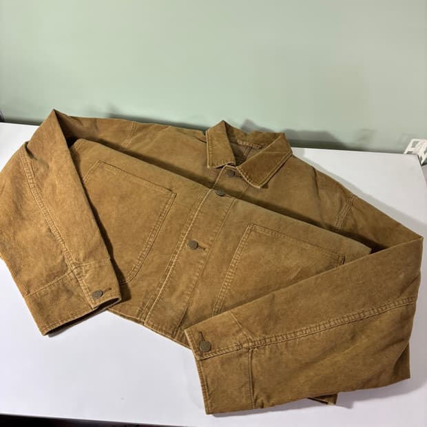 XL 유니클로 된장 3포켓 코듀로이 골덴 워크자켓