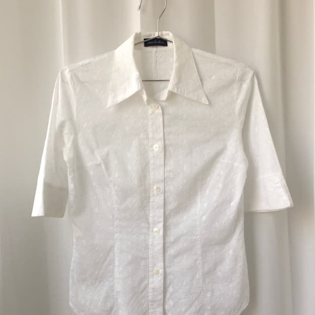 [vintage] White blouse