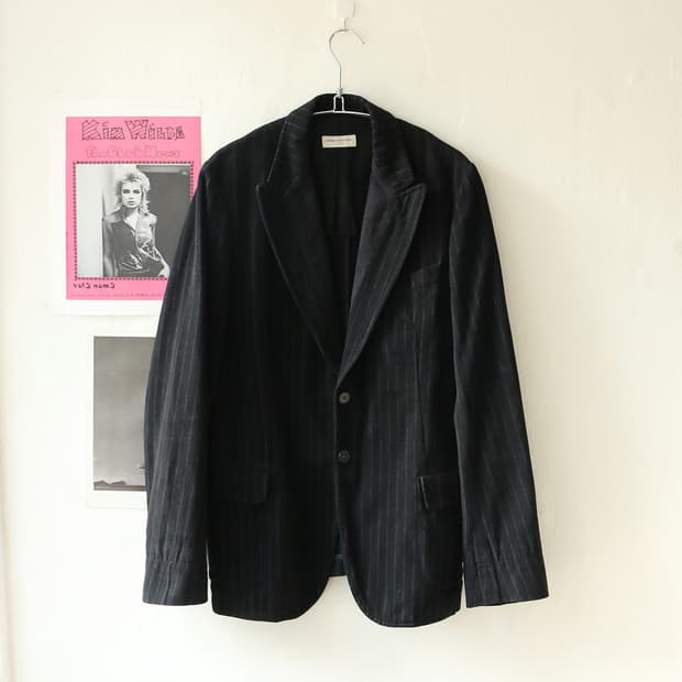 드리스 반 노튼 핀스트라이프 블레이저 