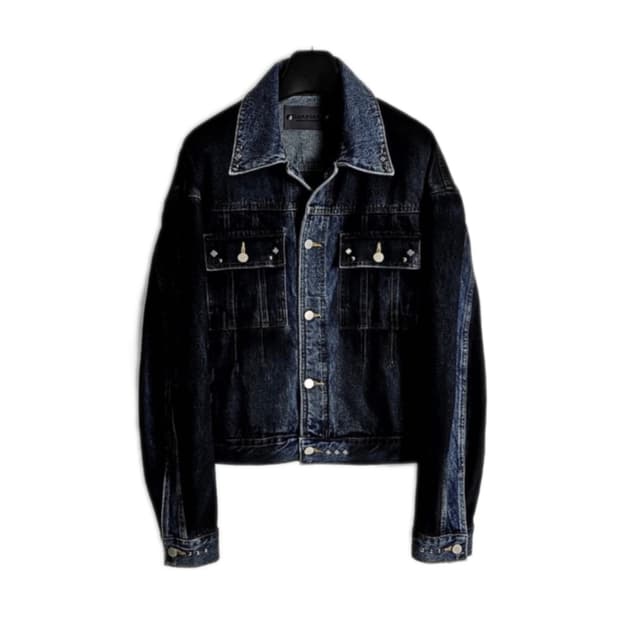 [OS] 가키하라 문(Muun) 워시드 데님 자켓