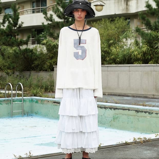 OPENYY 오픈와이와이 NO. 5 OVERSIZED LINEN TEE,