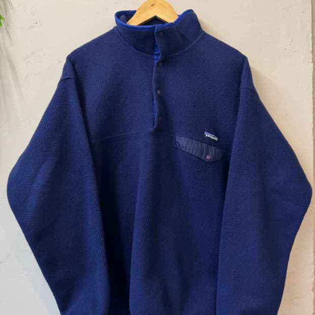 파타고니아 신칠라 스냅티 L 90s usa made