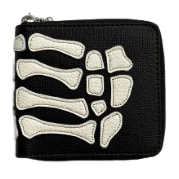 (오늘만) 싸게판매합니다 캐피탈 본 반지갑 블랙